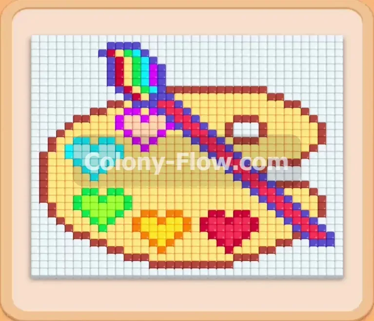 Colony Flow геймплей — уровень 627