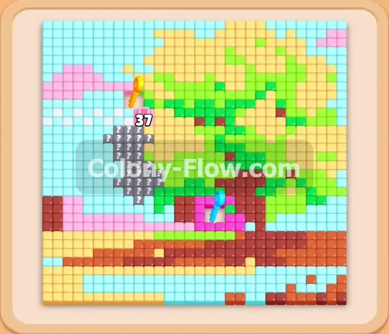 Colony Flow геймплей — уровень 637