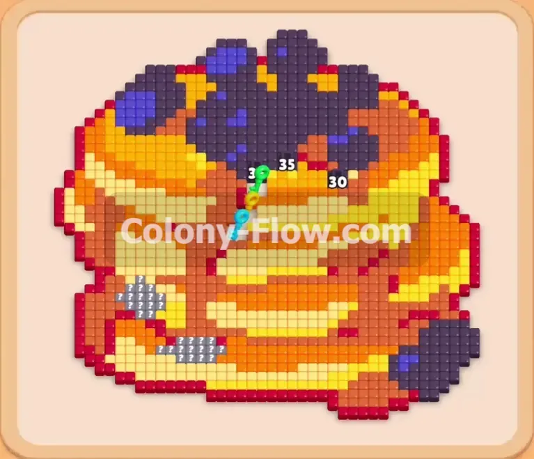 Colony Flow геймплей — уровень 697
