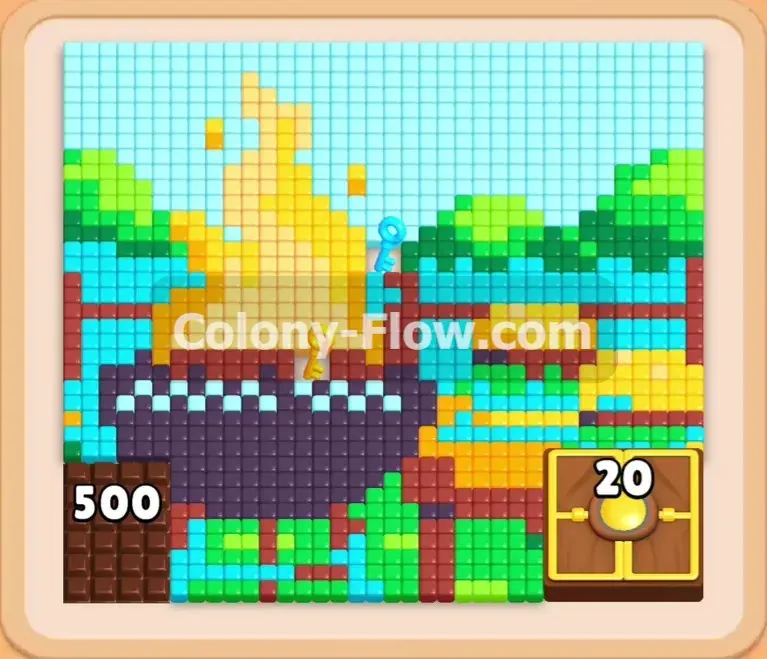 Colony Flow геймплей — уровень 714