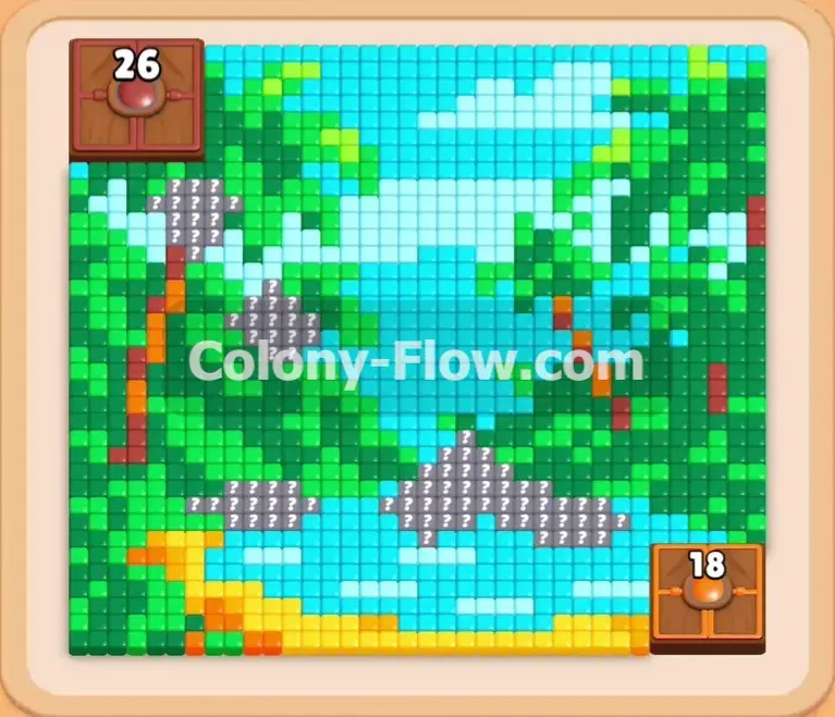Colony Flow геймплей — уровень 717