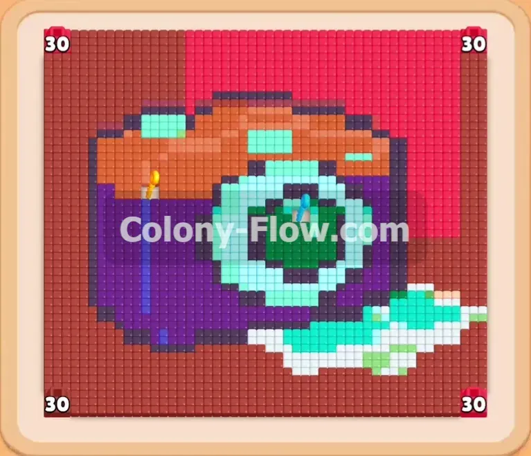 Colony Flow геймплей — уровень 740