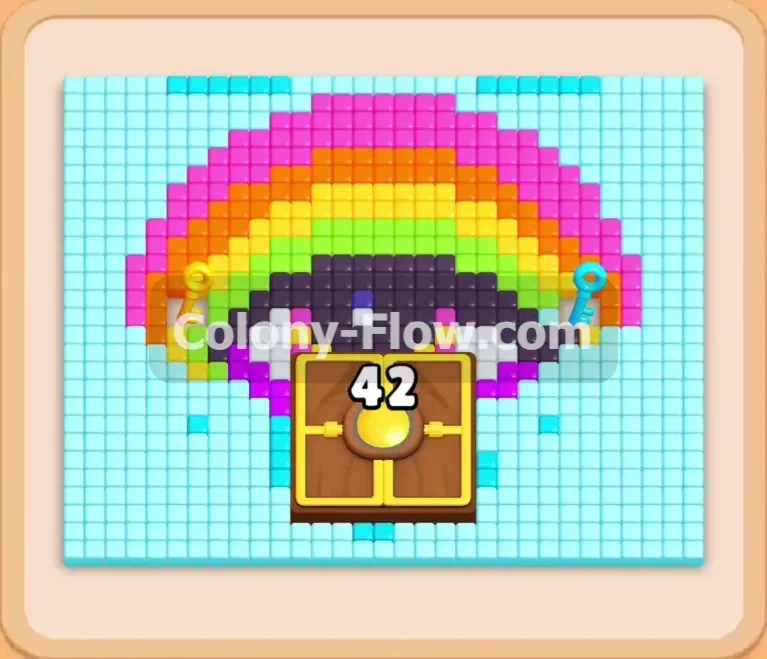 Colony Flow геймплей — уровень 754