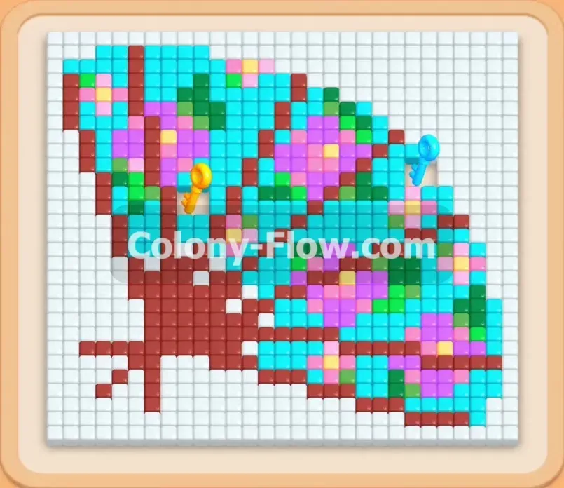 Colony Flow геймплей — уровень 757