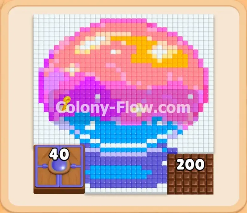 Colony Flow геймплей — уровень 760