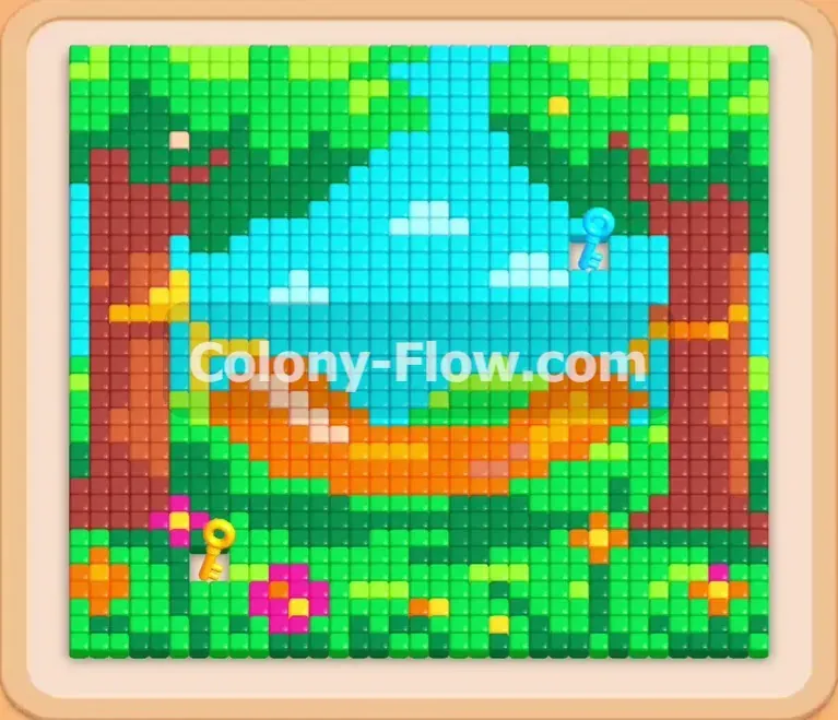 Colony Flow геймплей — уровень 834