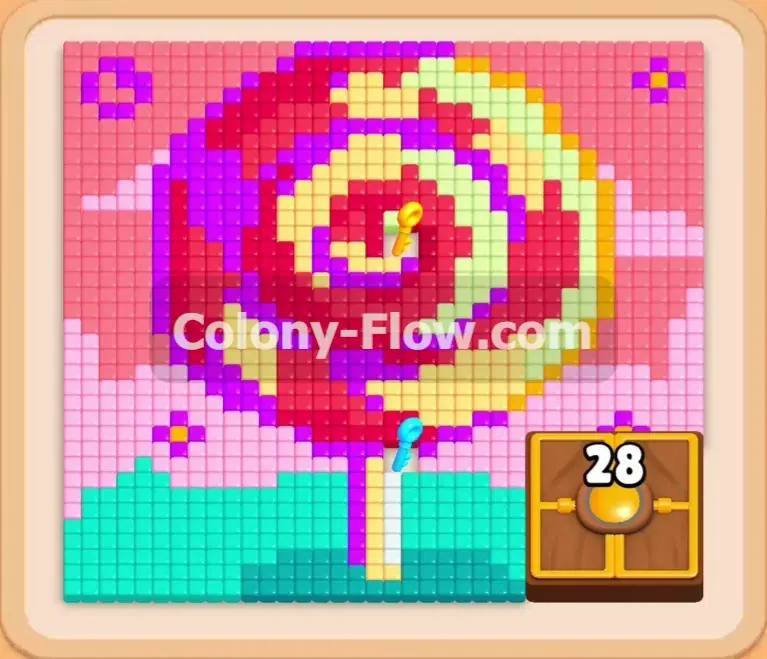 Colony Flow геймплей — уровень 890